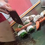 じゅう廣 - 串焼きも鉄板で