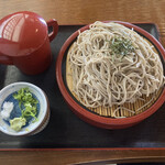 Daikyuu Soba - 大ざるそば（670円）蕎麦湯付き