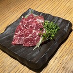 Raw Marbled Horse Meat