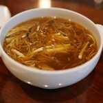 萬珍樓 - 干貝柱のとろみスープ