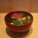 こころや - 稲庭うどん 国産蒸し鶏と湘南トマト(1/2人前)