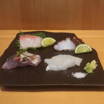 こころや - 鰺、甲イカ、石鯛、真だこ