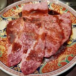 焼肉 河陽 - 希少部位の盛り合わせより✨