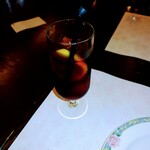 志喜亭 - アイスレモンティーです。写真撮るのが下手なので