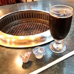 大松園 - 定食は食後のドリンク付