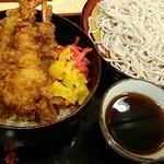 小諸そば - 上天丼＆そば（670円）