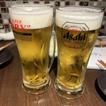 博多串焼と刺身 ココロザシ - 生ビール