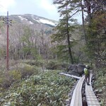 東電小屋 - 木道は大丈夫