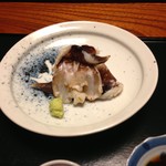 炭火割烹 いふき - 炙り鳥貝と独活　　GOOD!