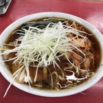 笹舟 - ネギキムチラーメン 大盛り