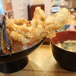 Hamayaki Kaisen Izakaya Daishousuisan - びっくり穴子丼＆まぐろぶつ＆卵焼き
