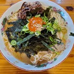 Ramen Teppei - 旨辛ラーメン、海苔トッピング、一辛追加1000円