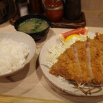 とんかつ繁 - ロースカツとヒレカツのmix定食