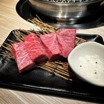 和牛焼肉 あおき屋 - ▪️和牛特上イチボ ¥1.550［by pop_o］