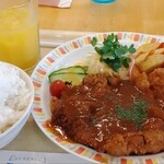 レストランビリーブ - パワフルチキンカツ　