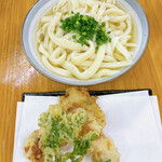 純手打ち讃岐うどん 蓮 - 天ぷらセット