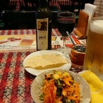 ニューサンティ 新八柱店 - 続いて赤ワインハーフボトルで飲みの態勢が確率される