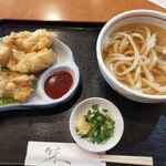 Teuchiudommarugame - かけうどんと鶏天ぷら