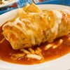 ワフーズ　タコス&モア - ウェット・ブリトー（チキン・レッド）…税込1070円