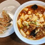 豪ーめん - 〝期間限定〟辛口麻婆ラーメン+坦々餃子