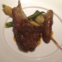 フランス料理 ル・クール - 仔羊背肉とそのメルゲーズ　タップナードソース