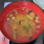 茶坊 - ルーロー飯に付属のスープ