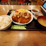 Tori Yoshi Shouten - チキン・チキン定食