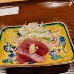 勢麟 - 鰹は小ぶりだが大当たりとのことで脂がのって美味、鰹はおかわりしました、