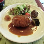 にこすたいる - 大和ポークのハンバーグ