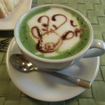 にこすたいる - ミニデザートセットの抹茶ラテ