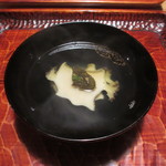 光安 - 鮑と肝の椀物