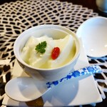 ステーキハウス 優味 - 杏仁豆腐アップ