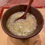 とら娜 - 溶き卵風スープ