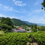 山見茶屋 - 店先から眺めた風景。