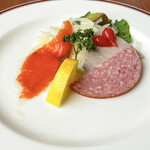 レストラン キエフ - ザクスカ (本日の前菜)