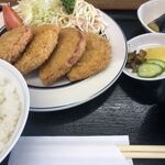 トンカツ 浅井 - 再訪問 2023/05 ハムカツ定食 (800円)