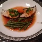 酒盃 - 鰆とじゅんさいの湯引き