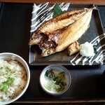 藍屋 - 塩サバ　五目ご飯セット
            