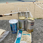 マックスバリュ - ドリンク写真:波の上ビーチにて昼飲み