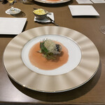 Bulls Tokyo - 平目のポワレ、ロゼシャンパンソース。美味し。