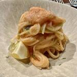 NICON - 茄子とトマトの冷製カッペリーニ、小夏入り