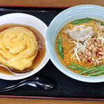 富華 - 味噌台湾ラーメン＋天津飯