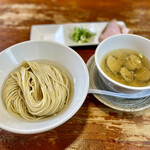 会津ばんだいラーメン - 蛤塩昆布水つけ麺　　1100円