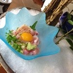 創作川魚料理　料亭 龍泉荘 - 鯉のユッケ