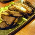 むささびの宿 - 鹿肉生姜焼き