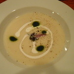 Diner とよ福 - ブロッコリーとカリフラワーのビシソワーズ