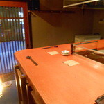 Diner とよ福 - カウンター席　入口方面