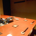 Diner とよ福 - カウンター席　奥方向