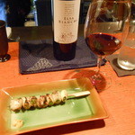 Diner とよ福 - 串焼きとワイン合いますねえ