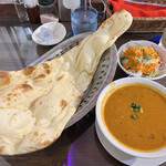 ヨコハマ アジアンダイニング&バー - ランチカレーセット（キーマカレー・900円）